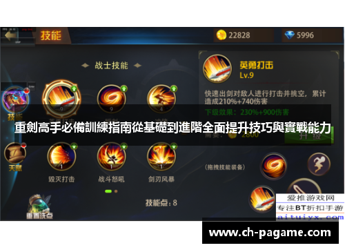 重劍高手必備訓練指南從基礎到進階全面提升技巧與實戰能力 重劍高手必備訓練指南從基礎到進階全面提升技巧與實戰能力