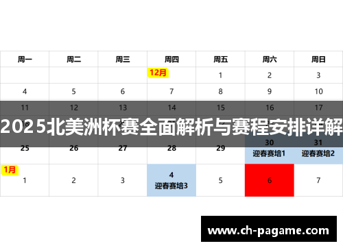 2025北美洲杯赛全面解析与赛程安排详解